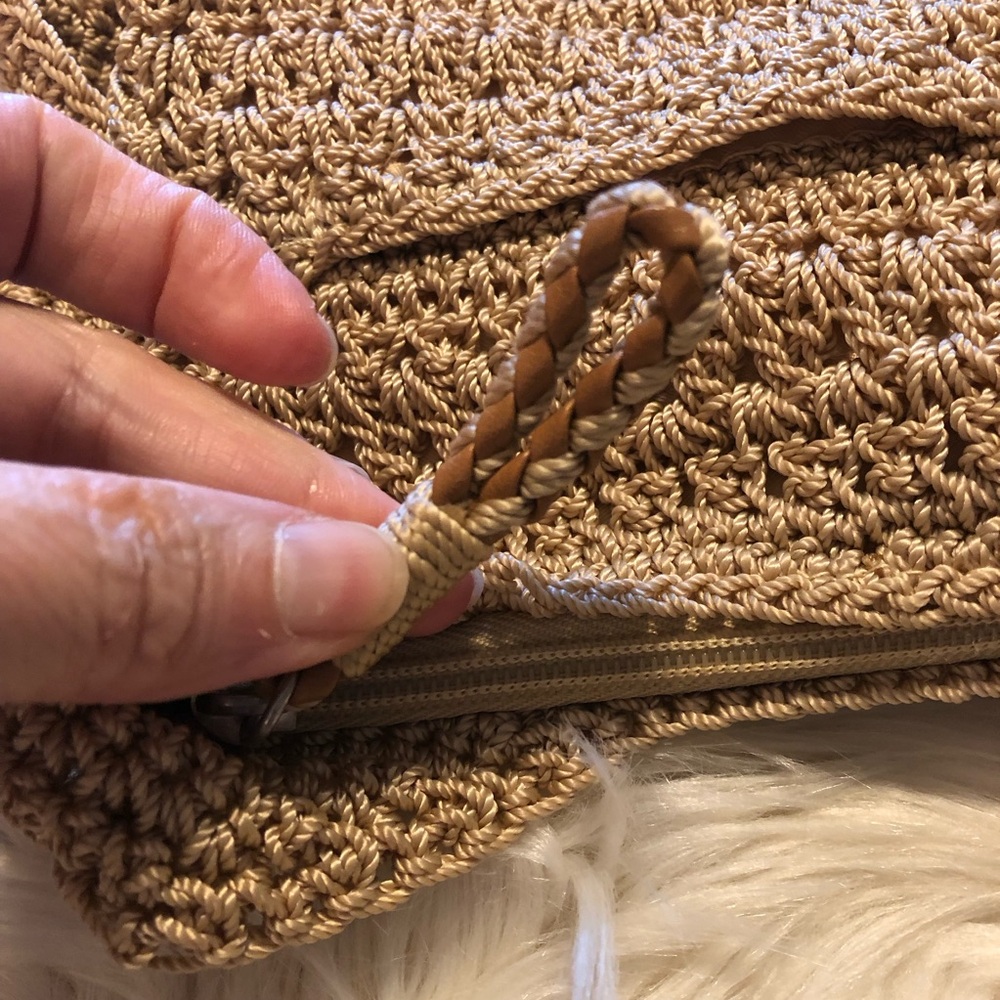 The Sak cream beige crochet crossbody handbag - Picture 8 of 14